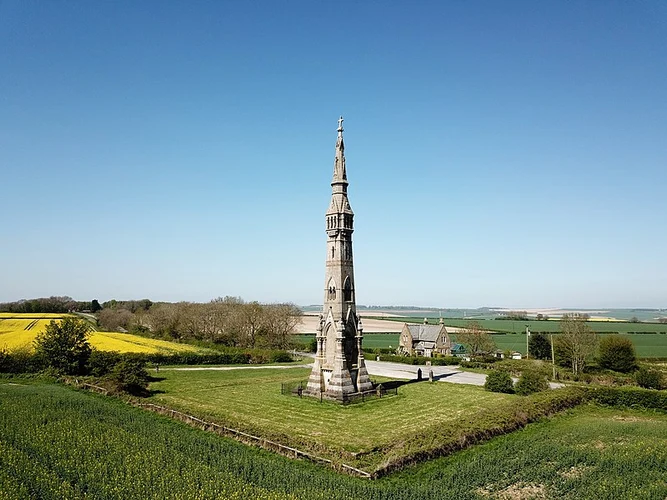 Tatton Sykes Monument - Cottam Well Dale - Cottam and Phillip's Slack