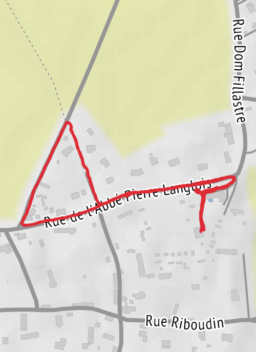 Le Tilleul Walking mobile static map
