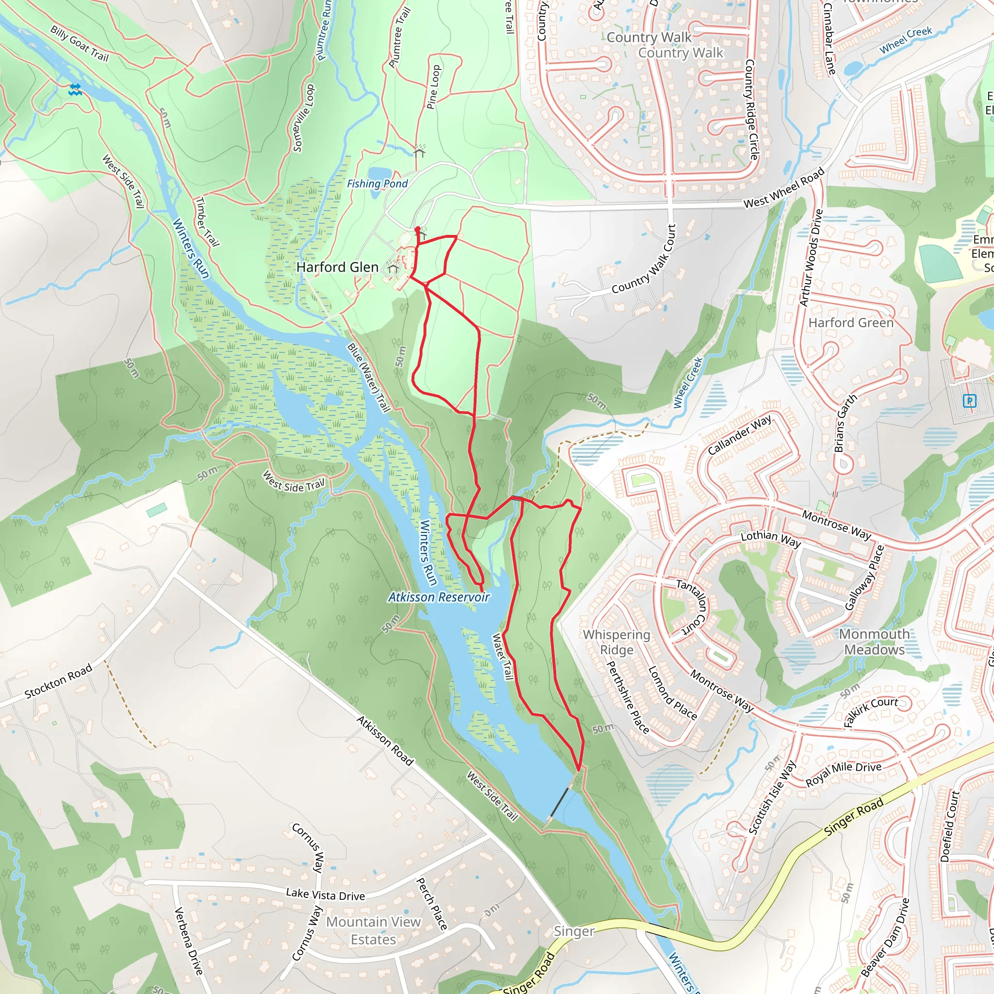 Pink and Water Loop Trail | Harford County | Maryland