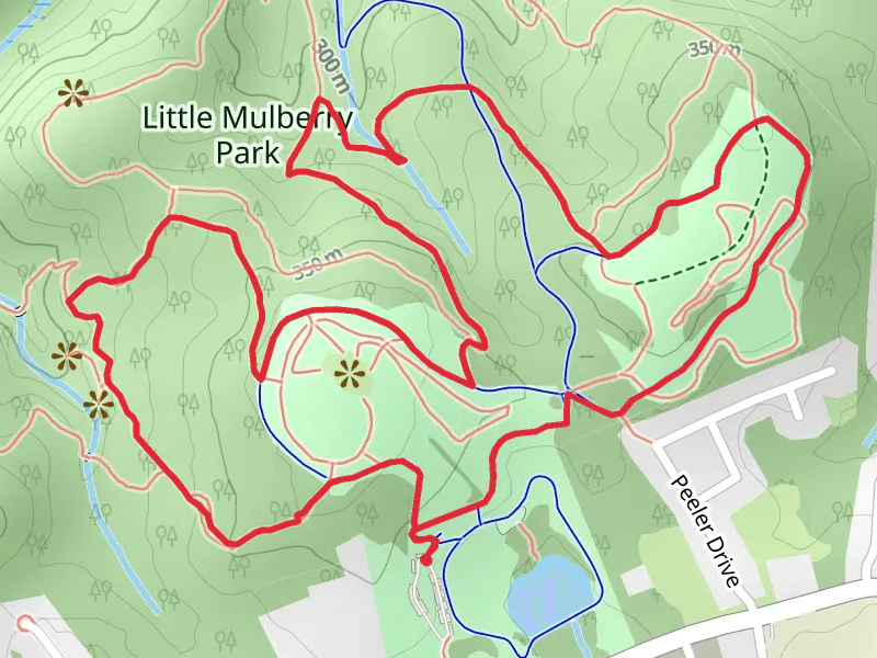 Little Mulberry Park - East and West Meadow Trail