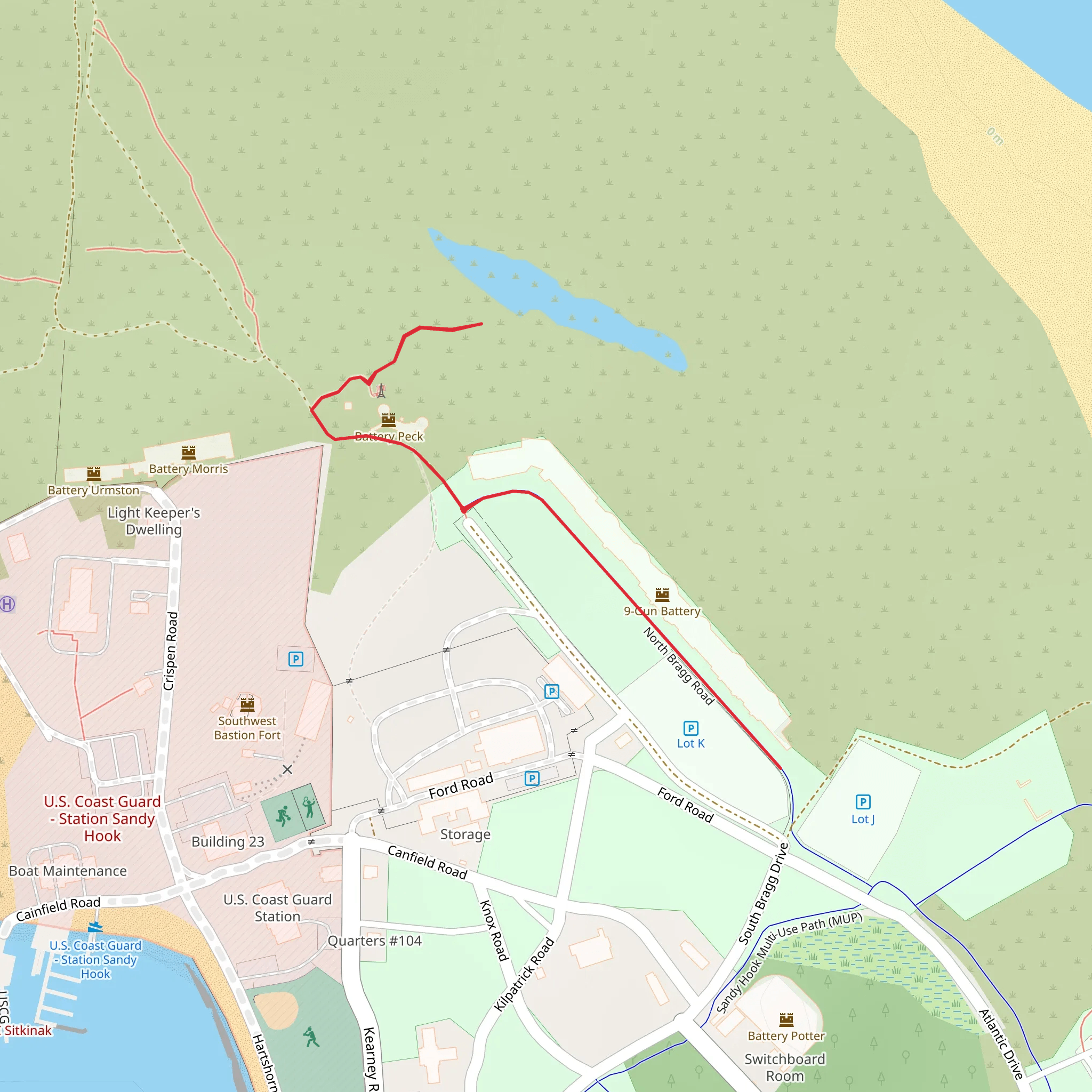 North Brad Road Walk mobile static map