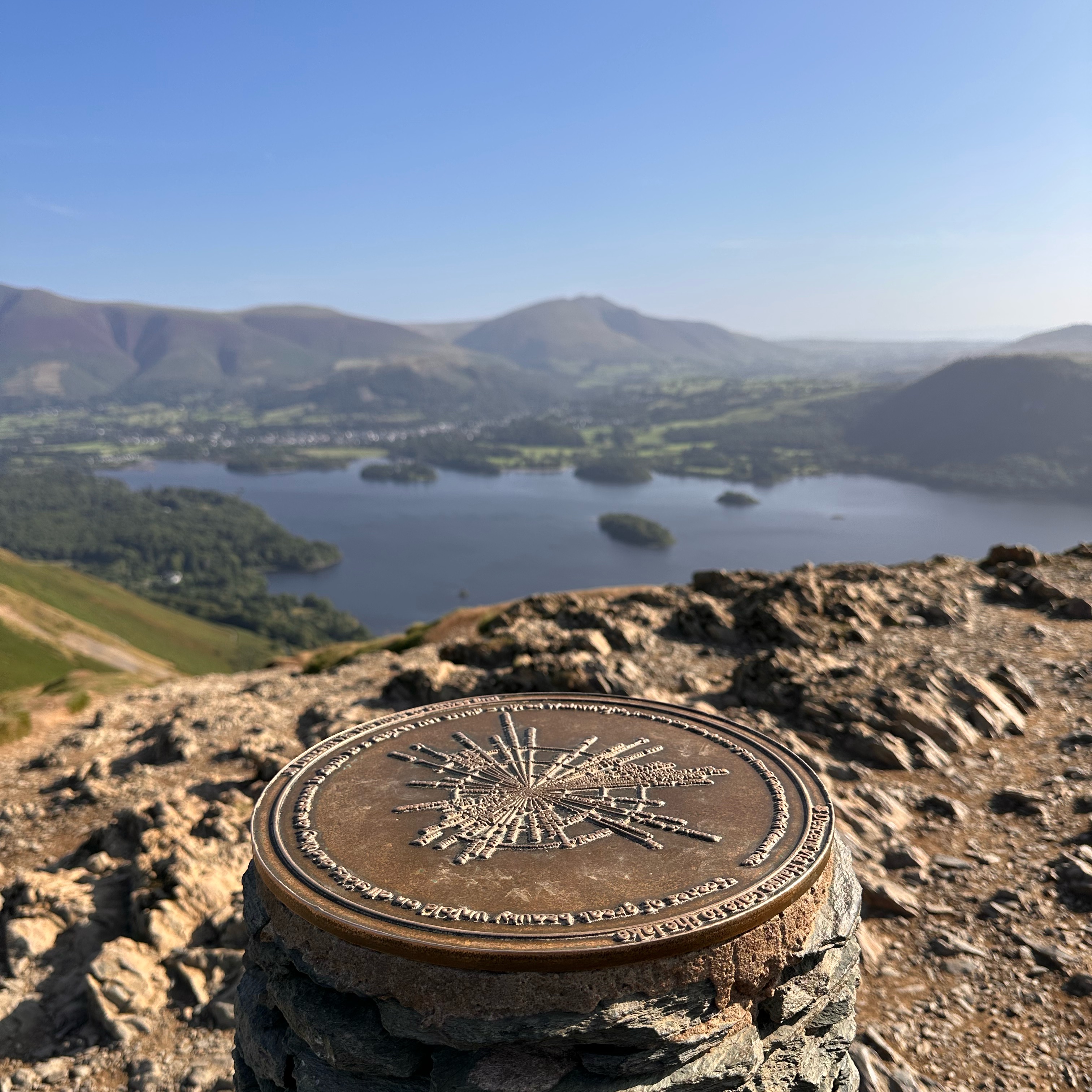A map preview of the recording Catbells, Maiden Moor & High Spy - Hollows farm.
