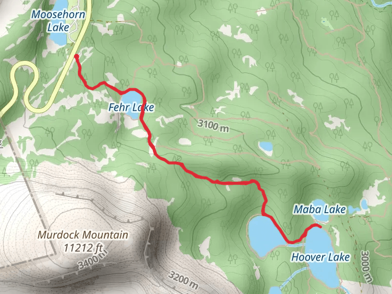 Hoover and Shepard Lake via Fehr Lake Trail
