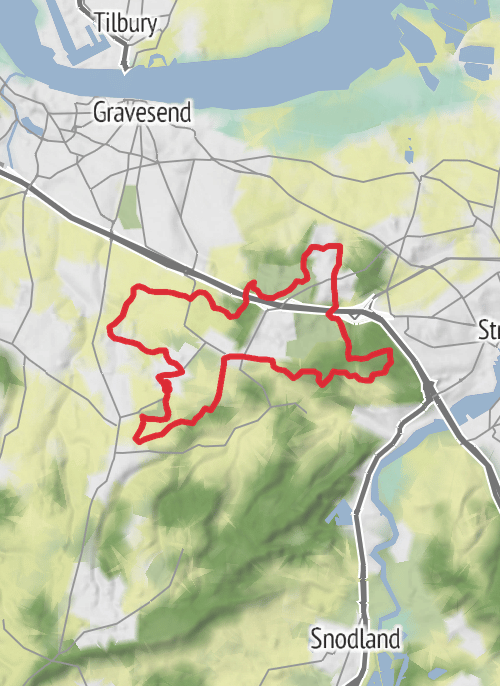 Hike on Kent mobile static map