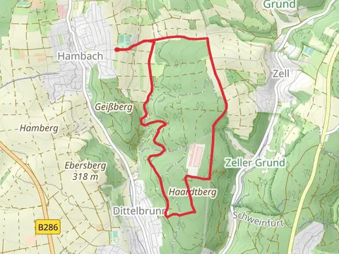 Durchs Lauerbachtal and Zell Fichtenbusch