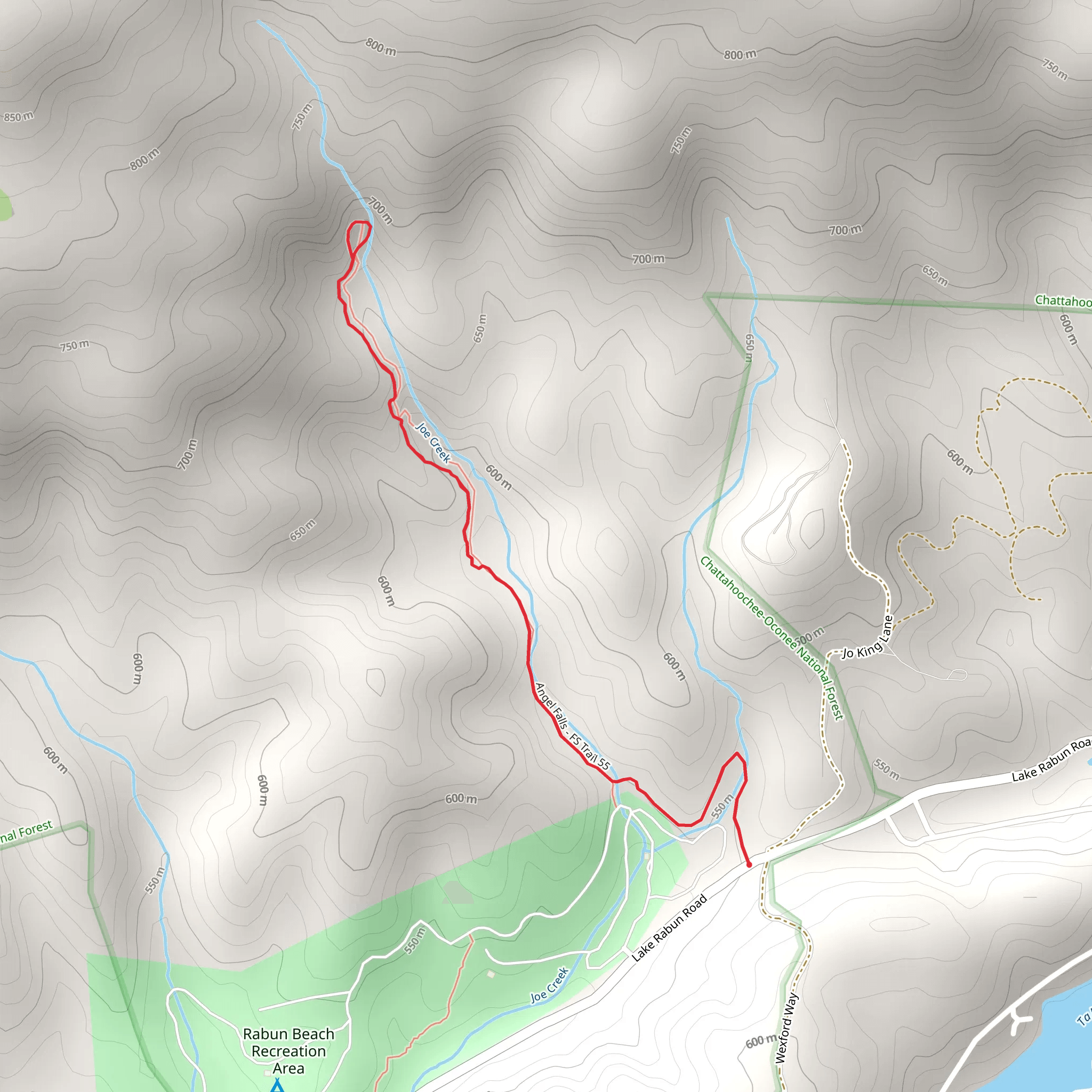 Angel Falls mobile static map