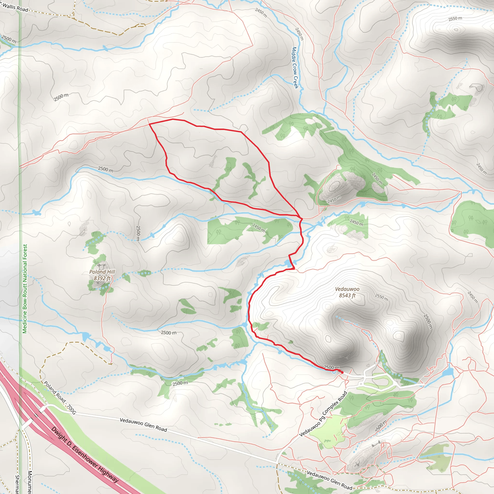 Valley Massif via Turtle Rock Loop Trail mobile static map