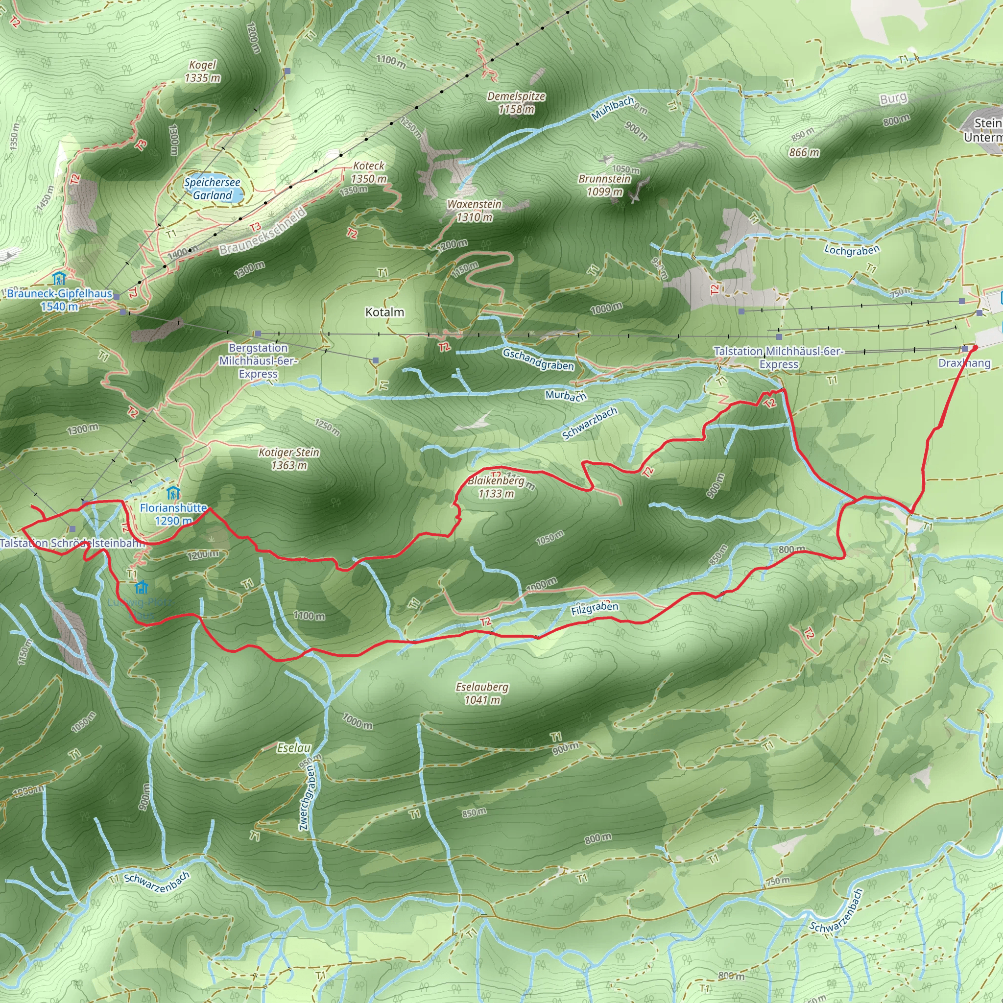 Blaikenberg Loop mobile static map