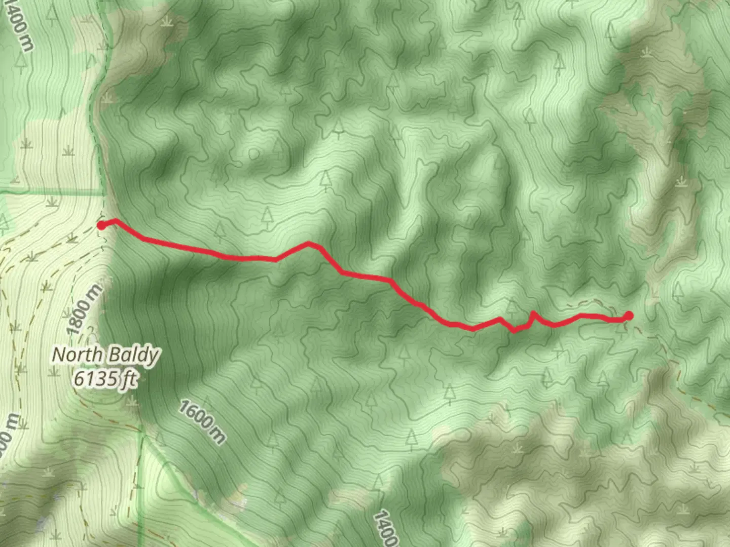 An image depicting the trail Squaw Valley Trail and its surrounding area.