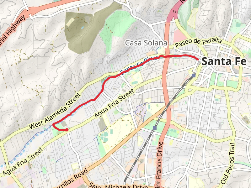 El Camino Real Hiking Trail via Frenchy's Field Park