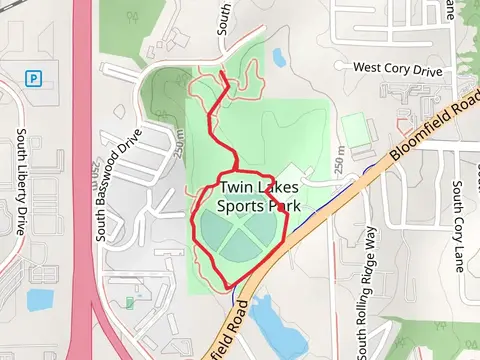 Twin Lakes Sports Park Loop