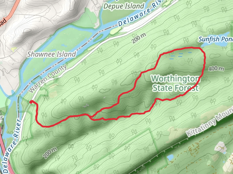 Sunfish Pond and Dunfield Creek Loop