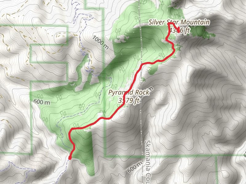 Silver Star Mountain via Grouse Vista Trail