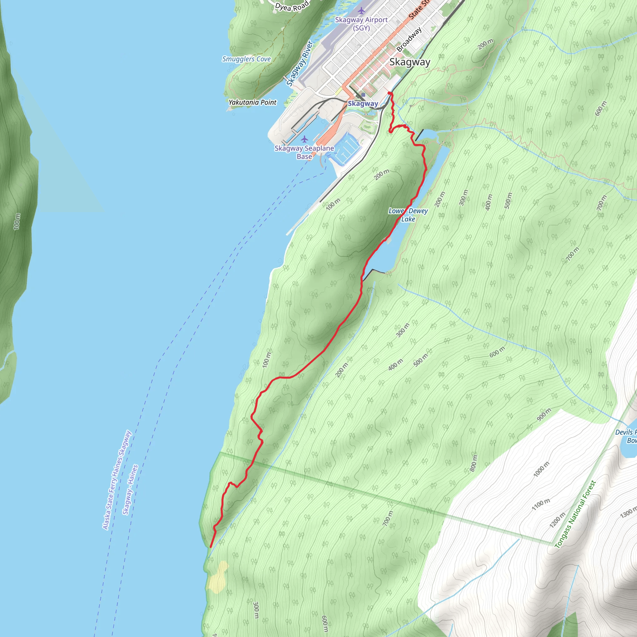 Sturgill's Landing Trail mobile static map