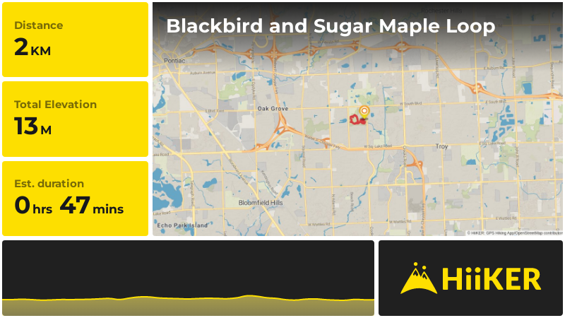 Blackbird and Sugar Maple Loop | Oakland County | Michigan