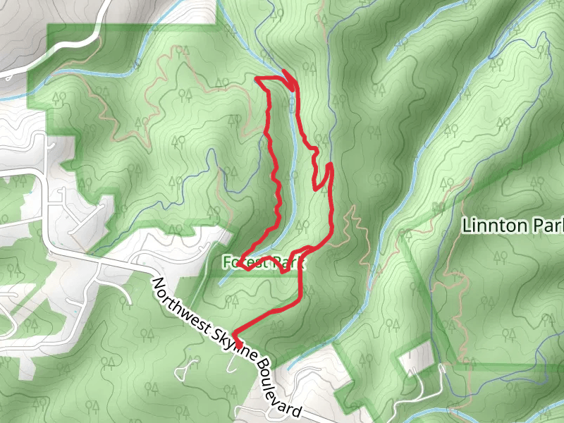 Northwest BPA Road and Wildwood Trail