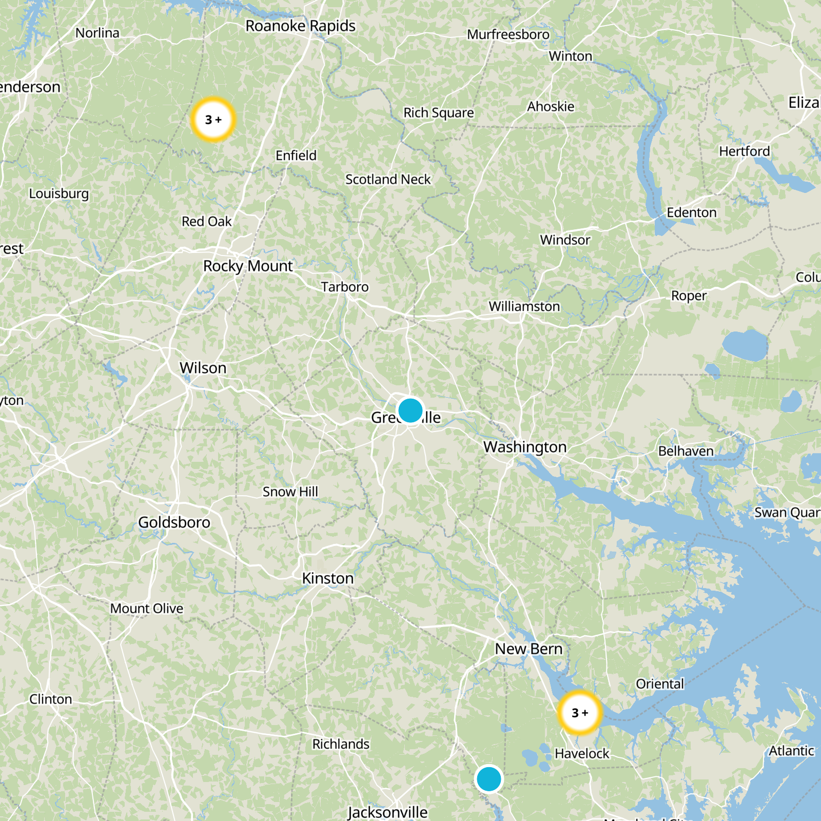 Pitt County Static Map