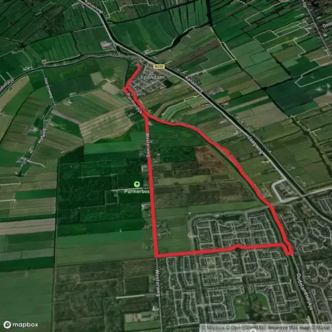 Vurige Staart Route and Wester Weg Loop