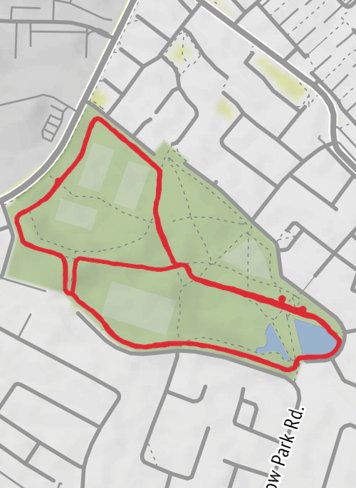 County Dublin Running mobile static map