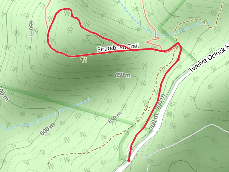 Twelve Oclock Knob Road Loop - West