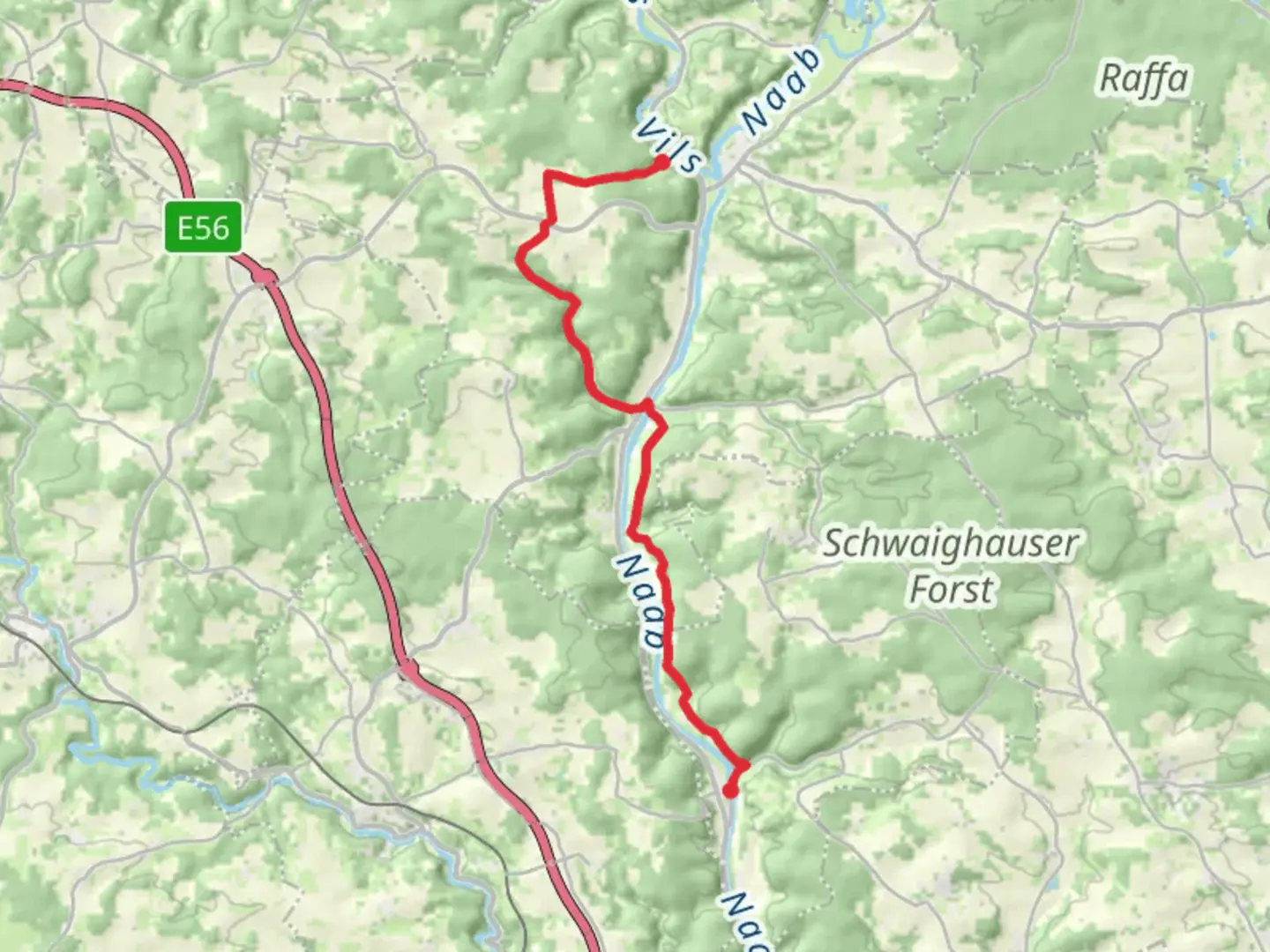 An image depicting the trail Pielenhofen to Kallmunz Walk and its surrounding area.