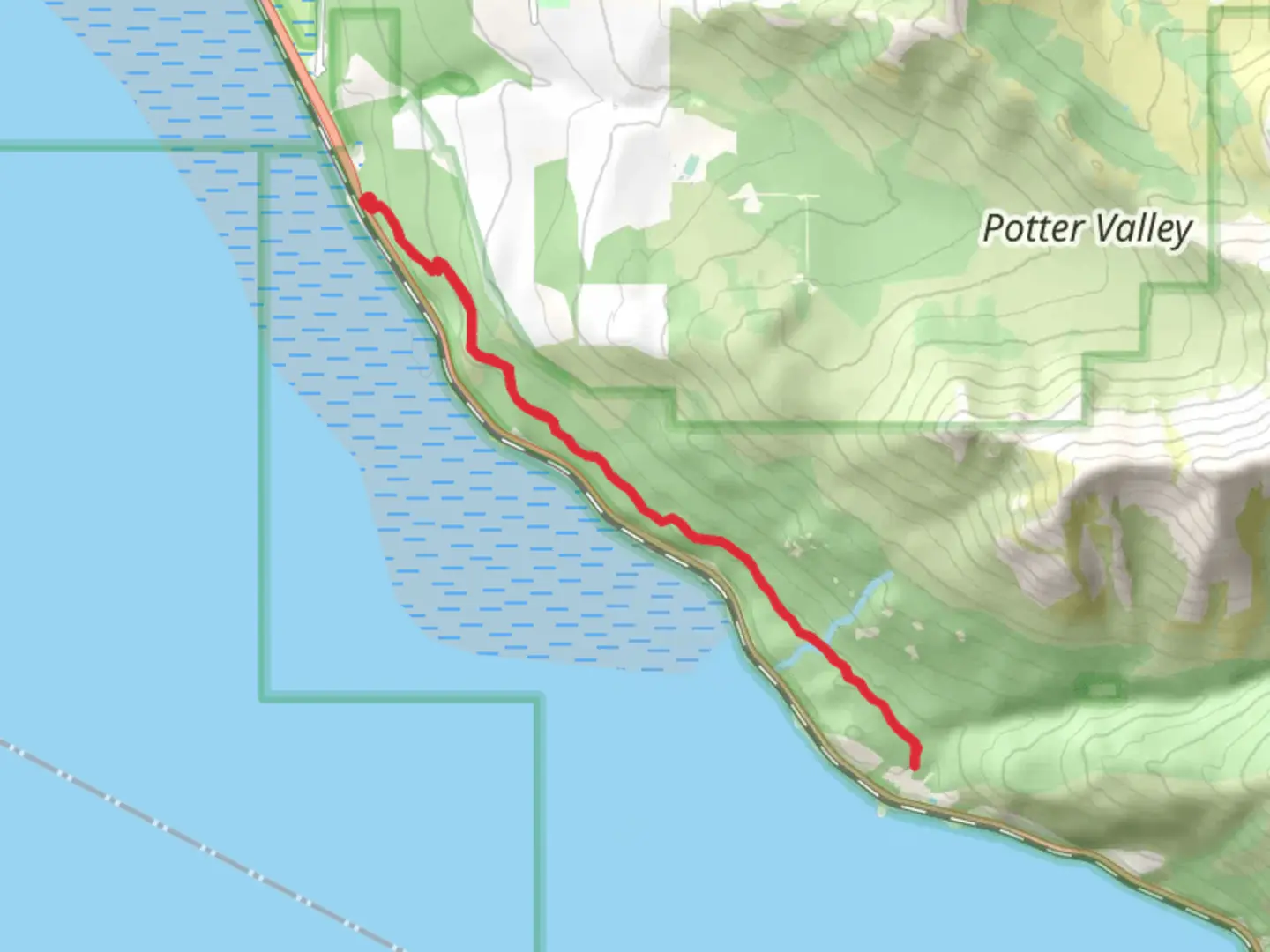 An image depicting the trail Turnagain Arm Trail and its surrounding area.