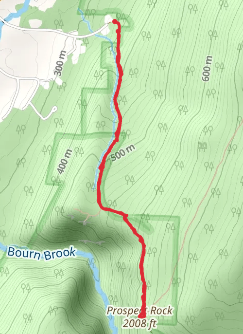 Prospect Rock mobile static map