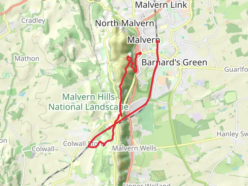 4.2 miles malvern  to colwall thumbnail