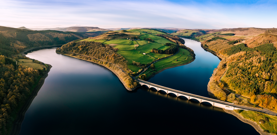 Ladybower Reservoir - Alport Castles and Ashop Dale