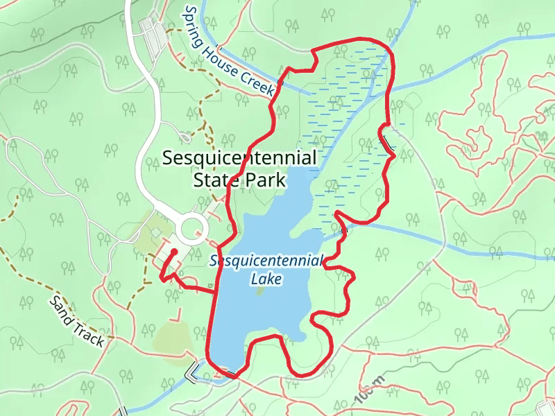 Sesquicentennial Lake - Sandhills Hiking Loop Trail
