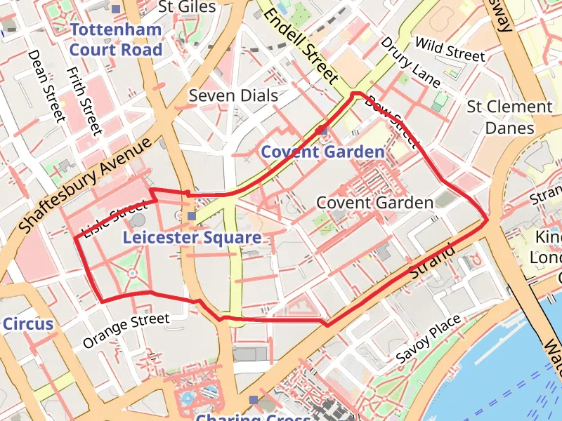 Convent Garden and Leicester Square Loop