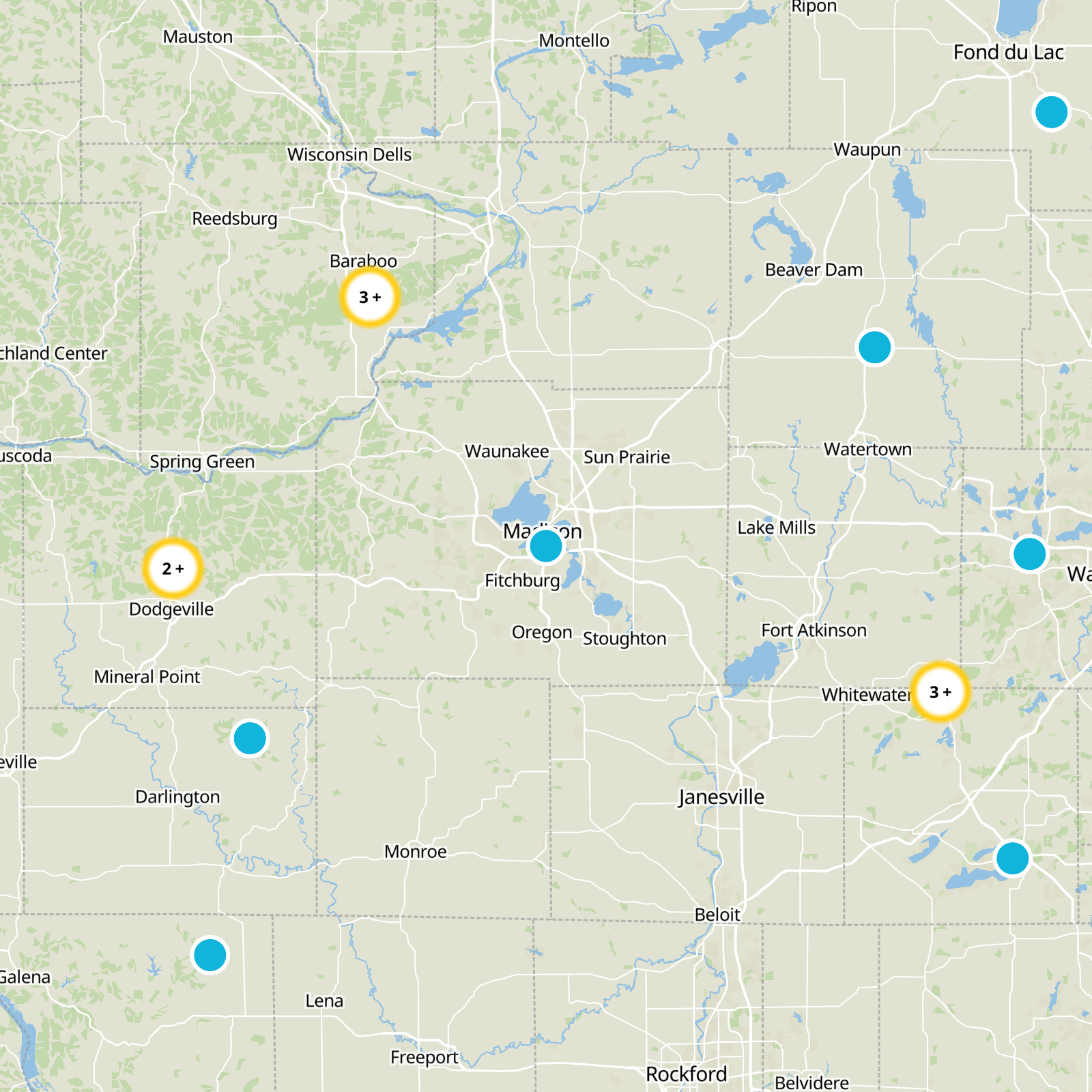 Dane County Static Map