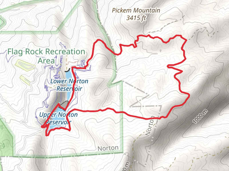 Fern Gully and Pickem Mountain Loop