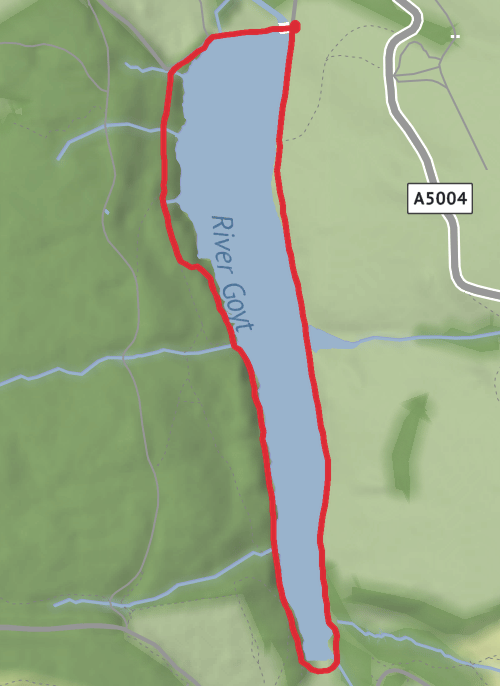 High Peak Walking mobile static map
