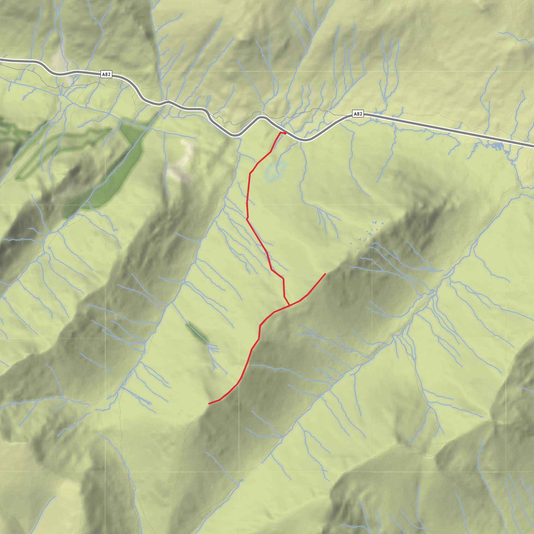 Stob Dubh mobile static map