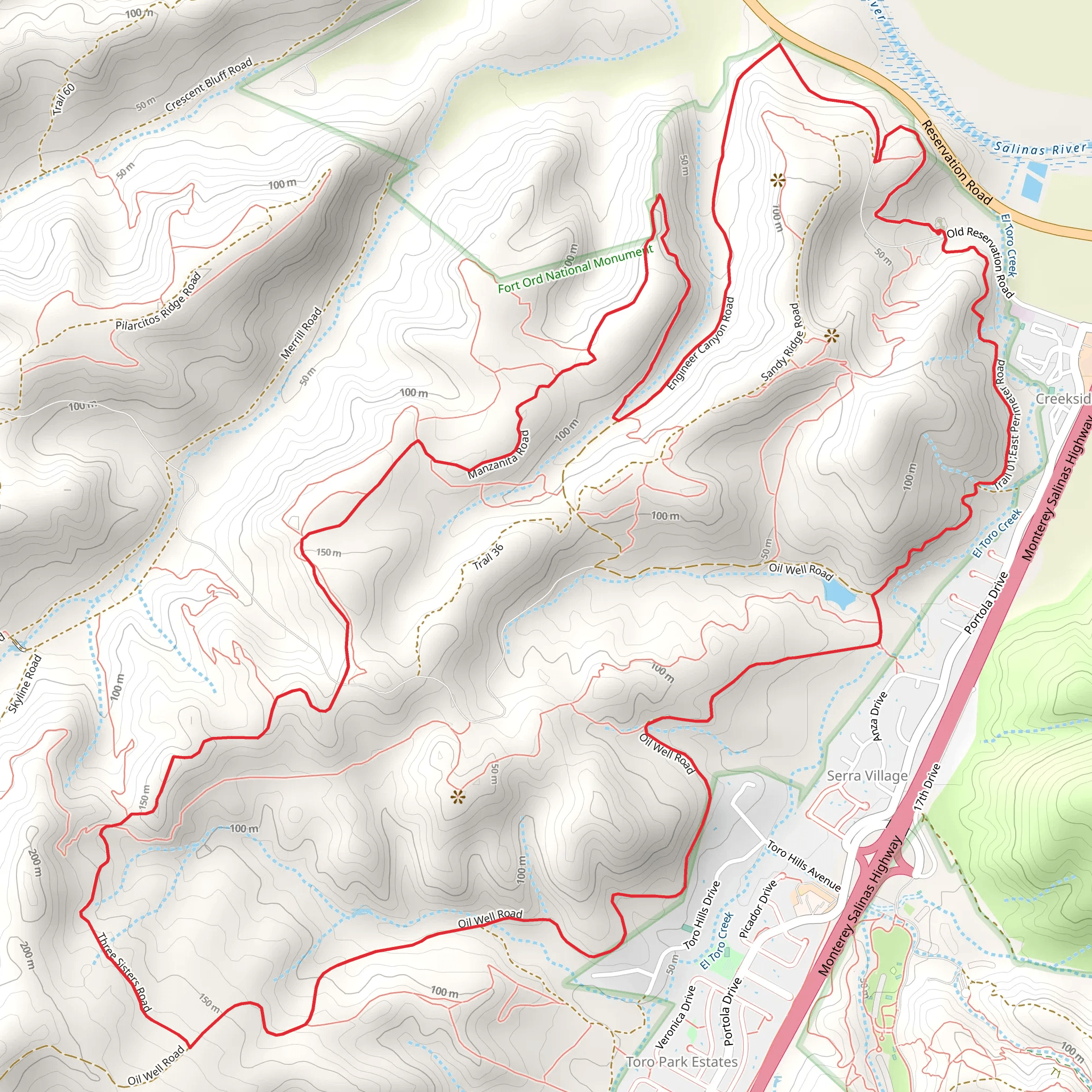 Trail 35 Loop mobile static map