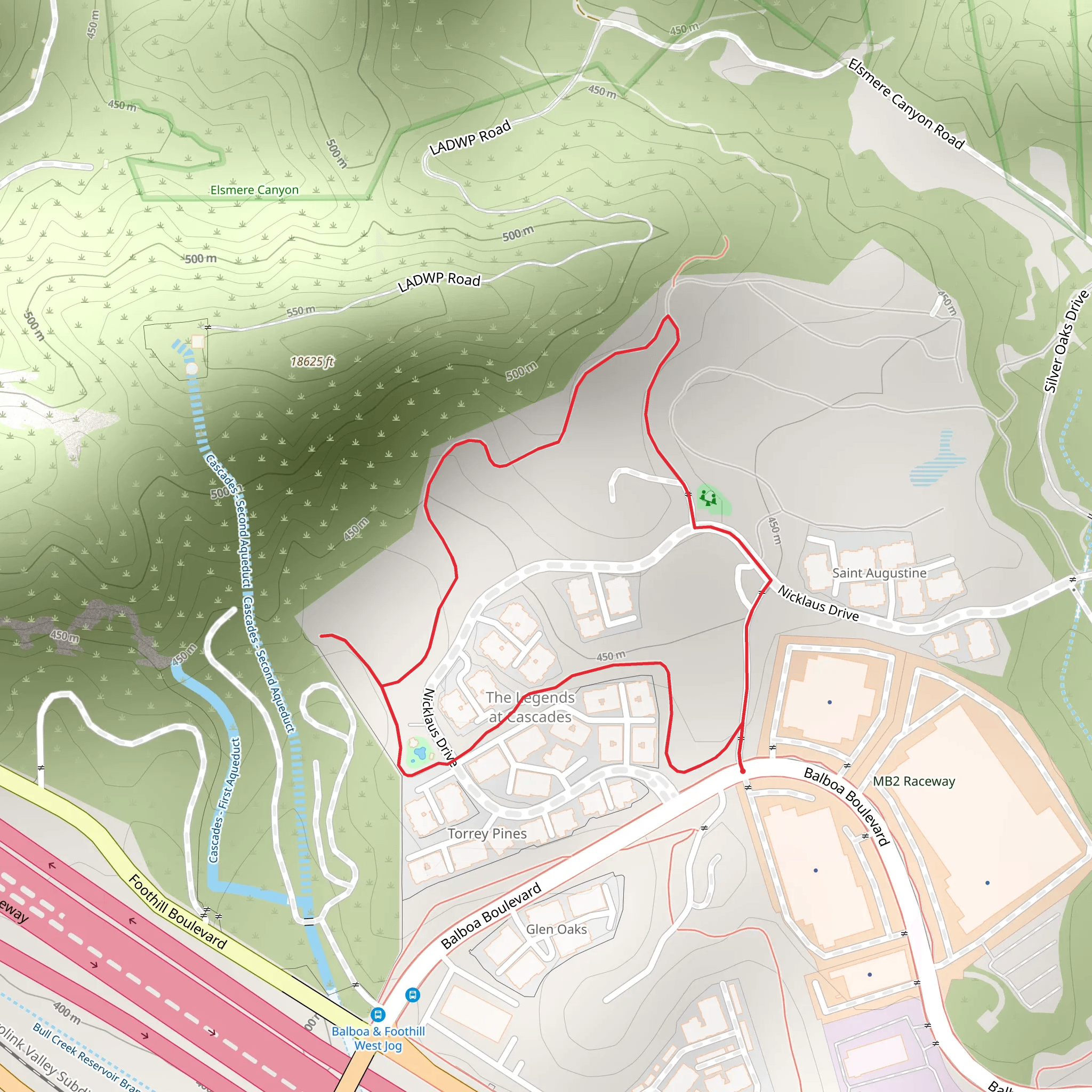 Nicklaus Drive Loop mobile static map