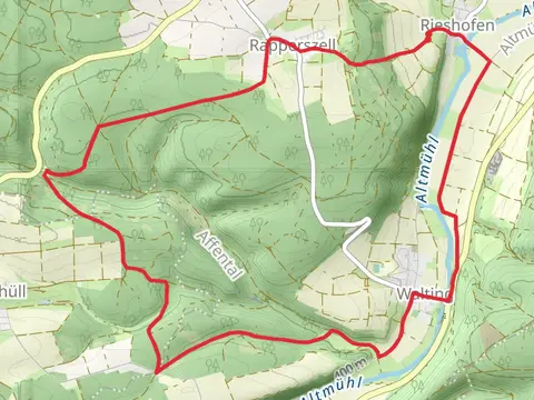 Altmuehl via Rundweg Walting 1