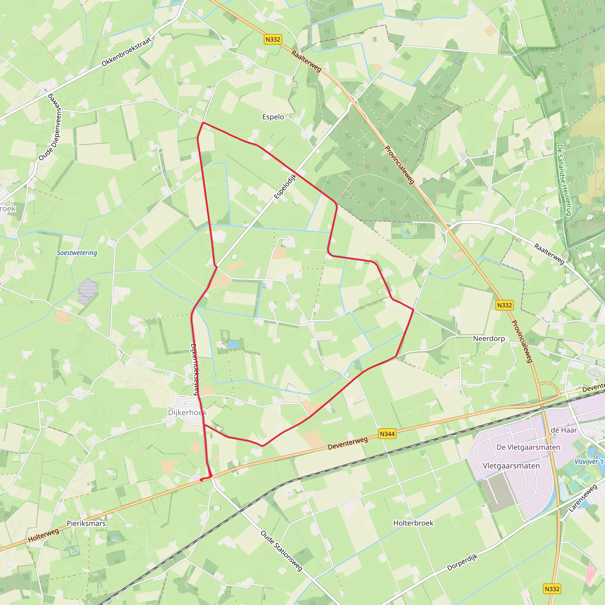 Okkenbroekse Weg and Oude Deventer Weg mobile static map
