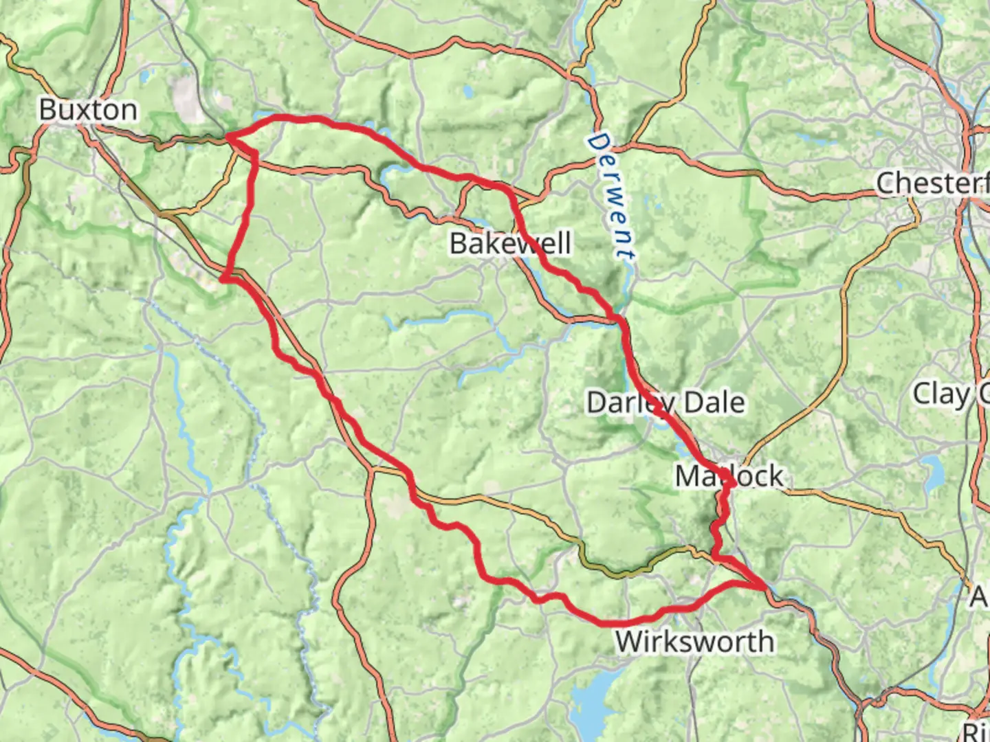 An image depicting the trail White peak loop and its surrounding area.