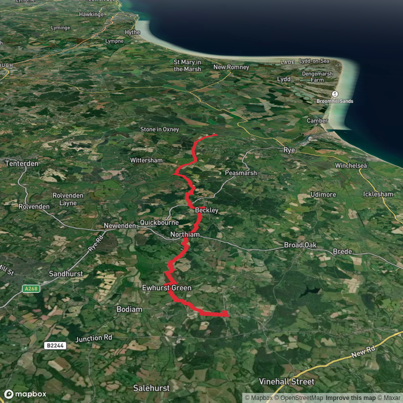 Walk to Lock via Sussex Border Path