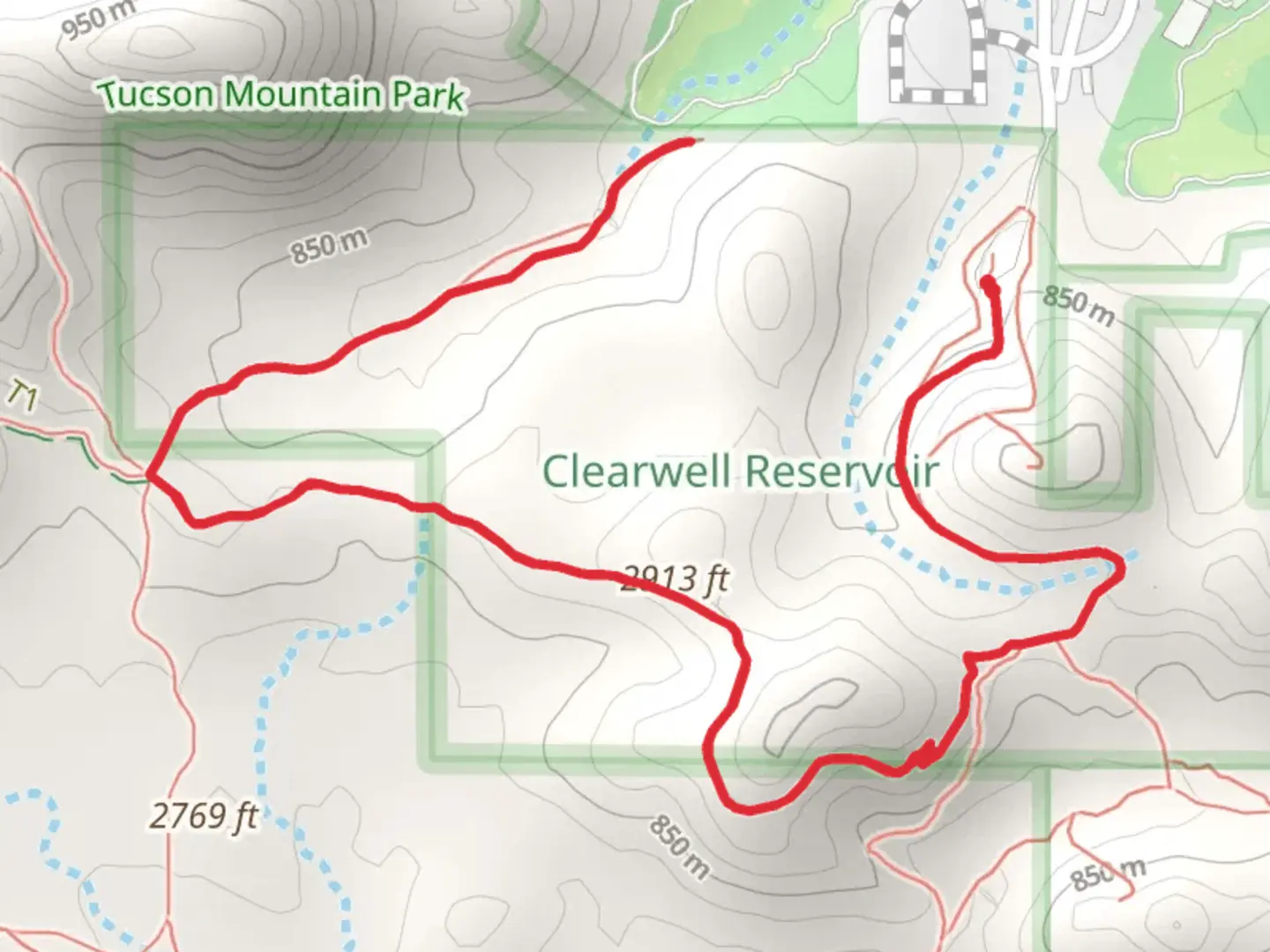An image depicting the trail Rock Wren Trail and its surrounding area.