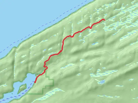 Minong Ridge via Feldtmann Lake Trail