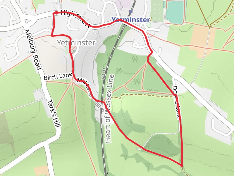 Vecklands Mill Farm in Yetminster Loop