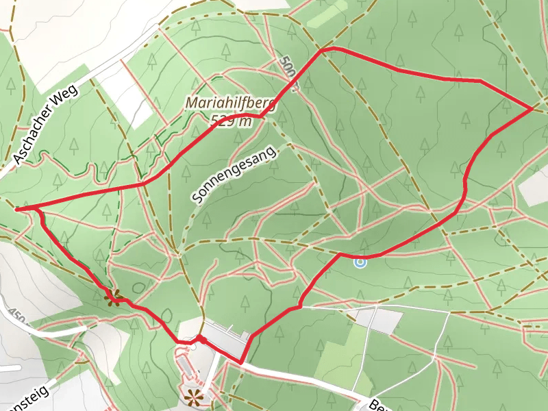 Pilz and Mariahilfberg via Sonnengesang