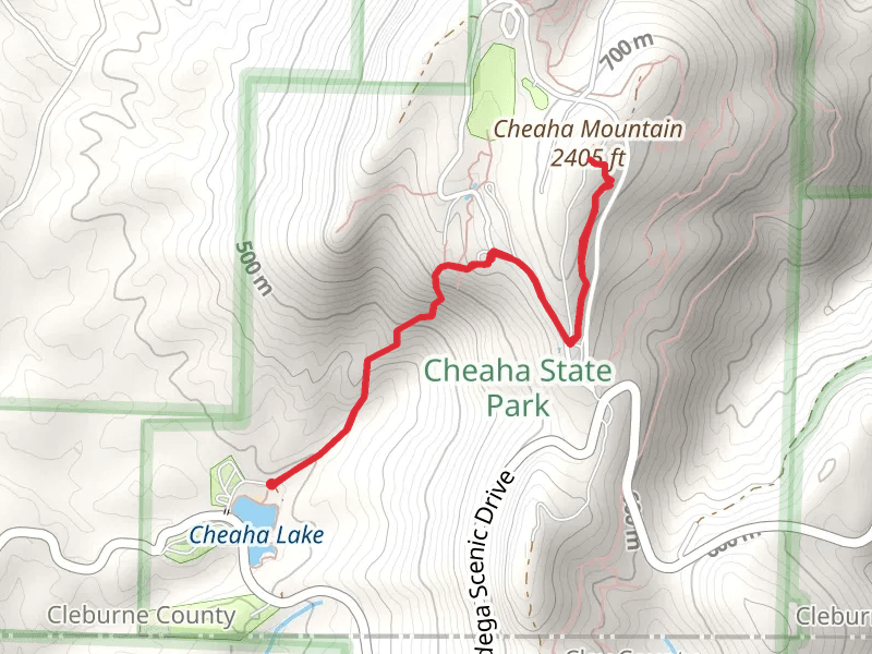 Cheaha Mountain via Lake Trail