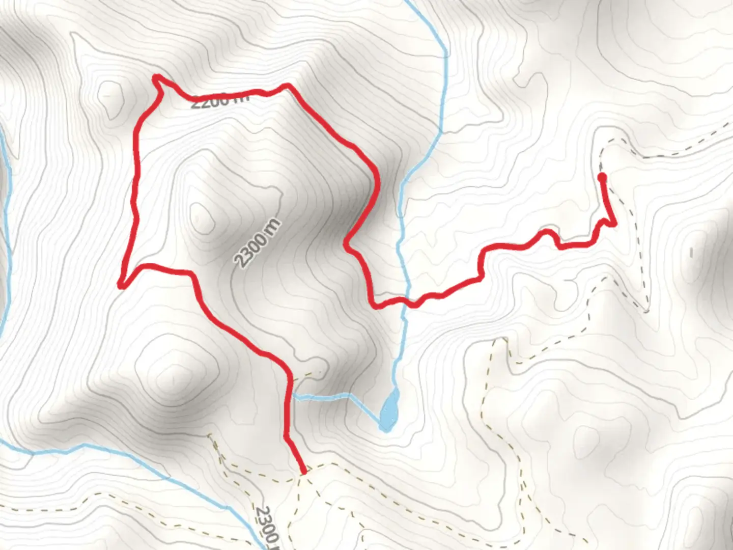 An image depicting the trail Little Bear Trail and its surrounding area.