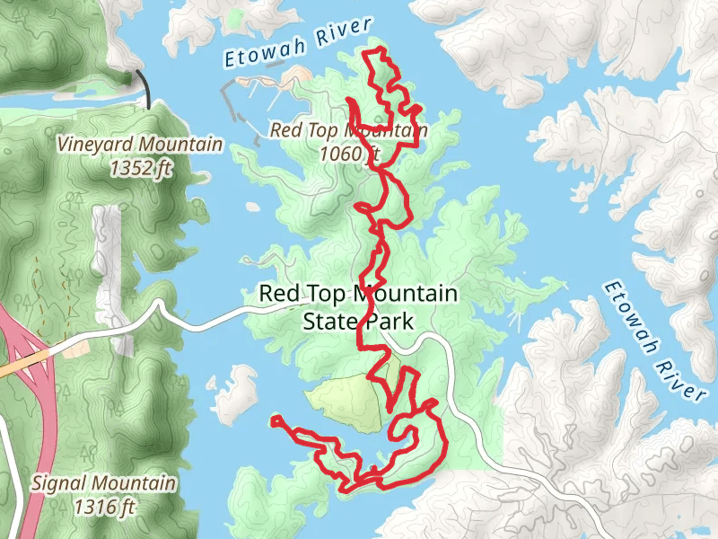 Homestead Trail, Sweet Gum Trail and Iron Hill Trail Loop