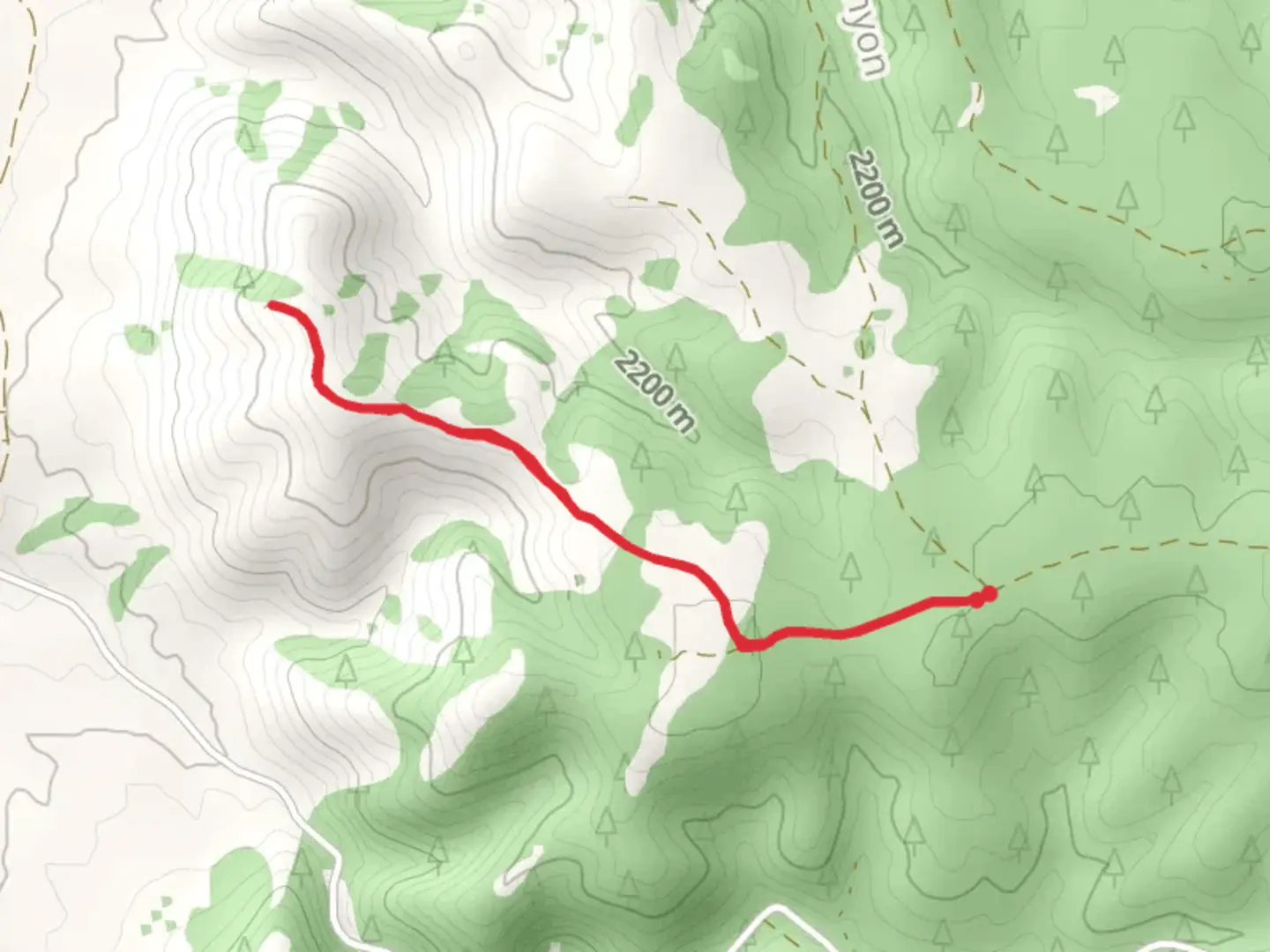 An image depicting the trail Brow Monument Trail and its surrounding area.