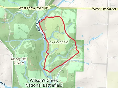 Gibson's Mill Trail Extension and Historic route of Wire Road Loop